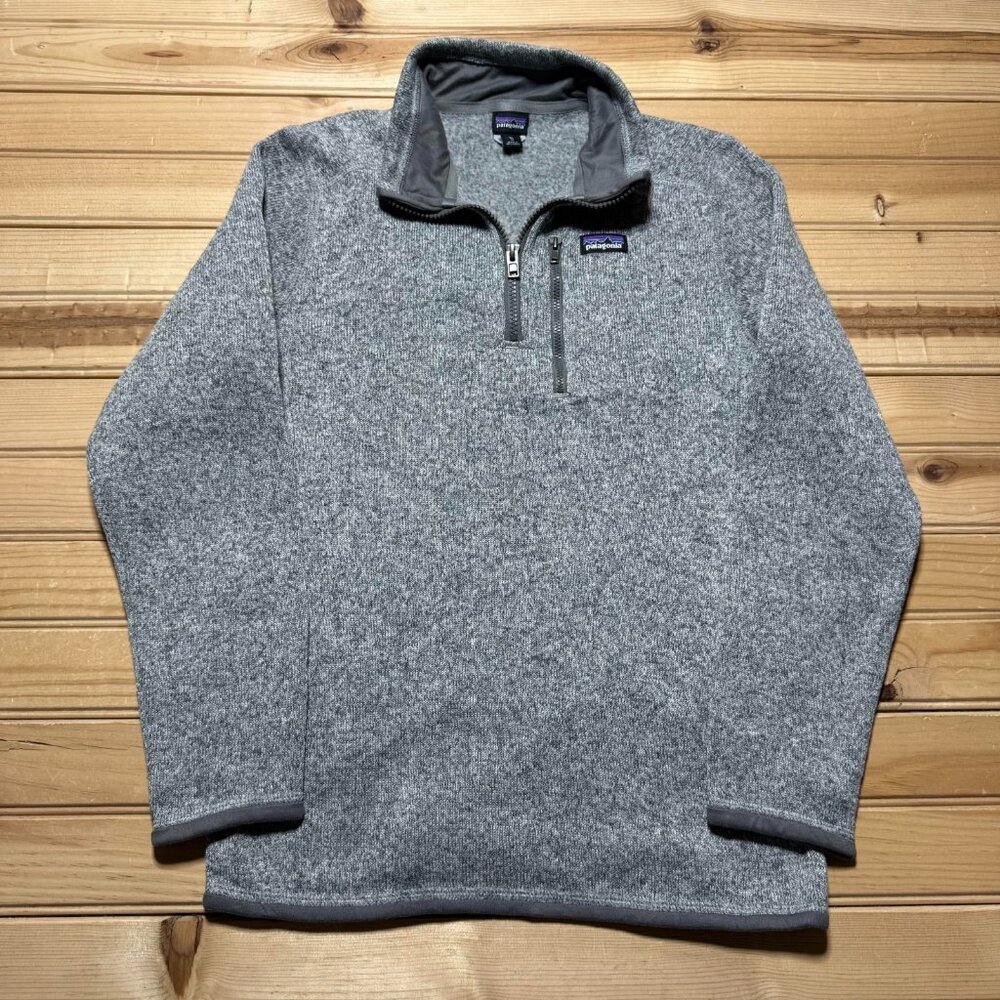 Patagonia Better Sweater 1/4 Zip Mock Neck Fleece Pullover Jacket Girls XL (14)